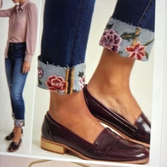 Driftwood Colette Embroidered Jeans 32 - Picture 2 of 14